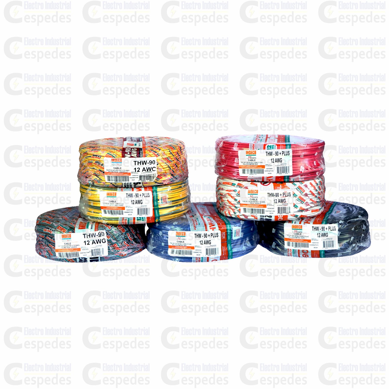 GRUPO THW-12 AWG CABLE VULCANIZADO NLT 4X18 AWG