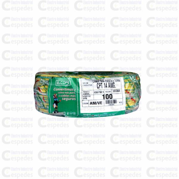 CABLE EXTRAFLEXIBLE VERDE AMARILLO