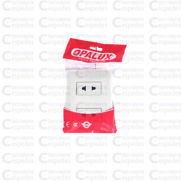TOMA DOBLE UNIVERSAL P/EMPOTRAR