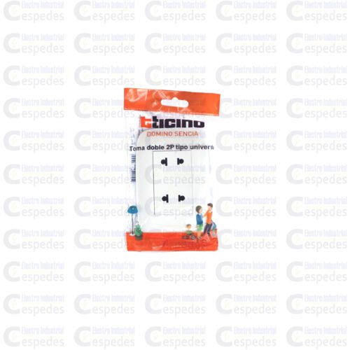 TOMA DOBLE UNIVERSAL P / EMPOTRAR DOMINO SENCIA