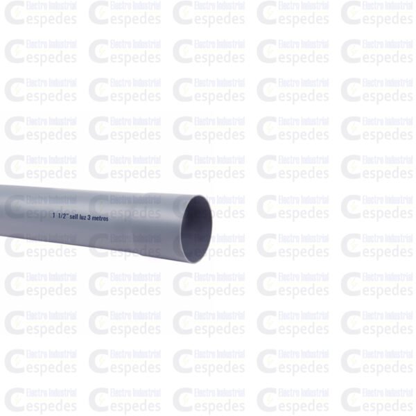 TUBO PVC 1 1/2" SEL LUZ 3 METROS