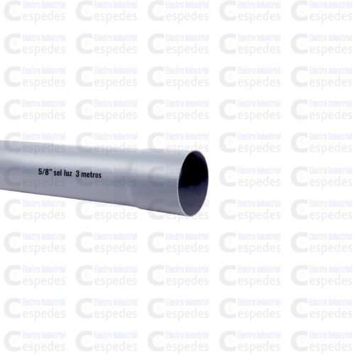 TUBO PVC 5/8" SEL LUZ 3 METROS