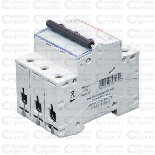 INTERRUPTOR TERMOMAGNÉTICO 3X63A RIEL-BTICINO