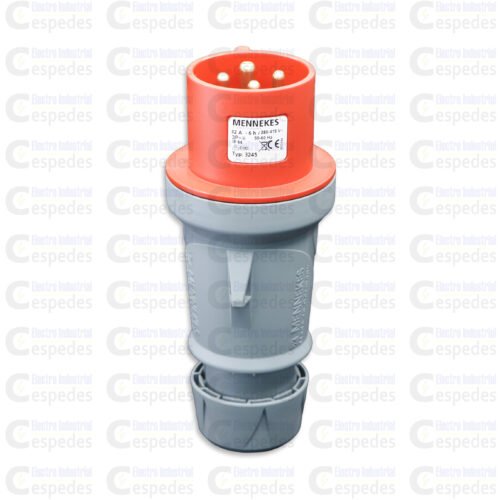 ENCHUFE INDUSTRIAL 3X32A ROJO