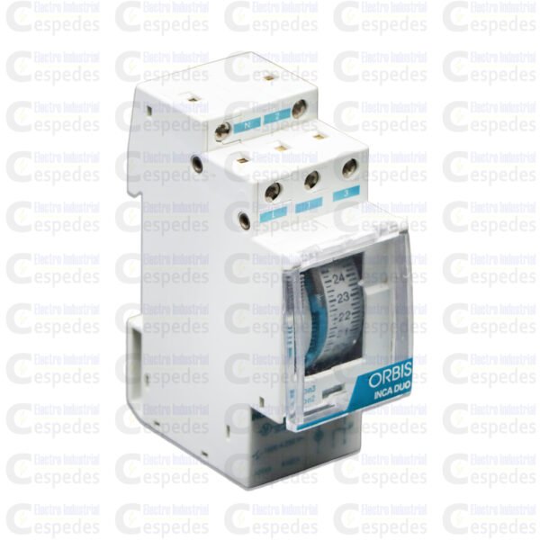 INTERRUPTOR HORARIO ANALÓGICO DUO ROBIS-II INTERRUPTOR HORARIO ANALÓGICO INCA DUO-ORBIS