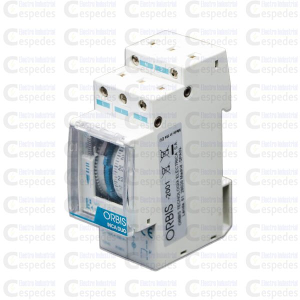 INTERRUPTOR HORARIO ANALÓGICO DUO ROBIS-III INTERRUPTOR HORARIO ANALÓGICO INCA DUO-ORBIS