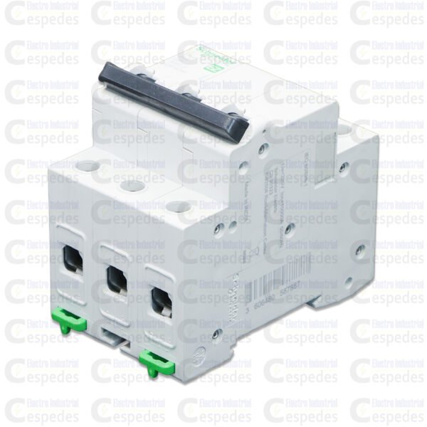 INTERRUPTOR TERMOMAGNÉTICO 3X63A RIEL EASY9-SCHNEIDER