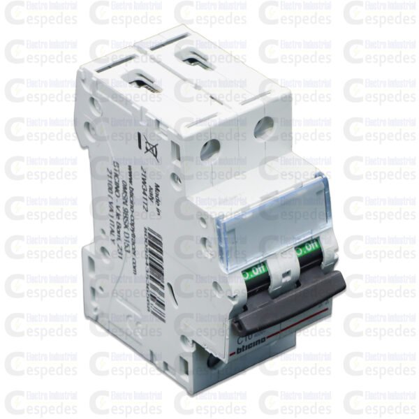 INTERRUPTOR TERMOMAGNÉTICO 2X10A RIEL-BTICINO