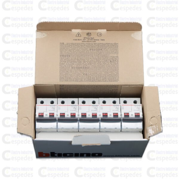 INTERRUPTOR TERMOMAGNÉTICO 2X16A RIEL-BTICINO