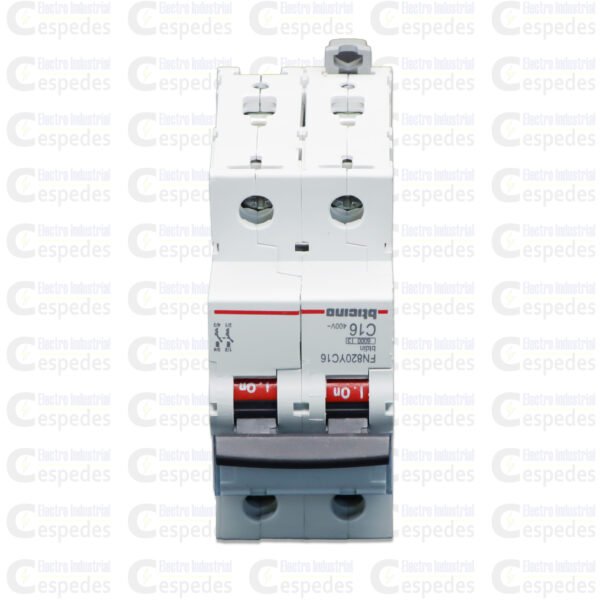 INTERRUPTOR TERMOMAGNÉTICO 2X16A RIEL-BTICINO