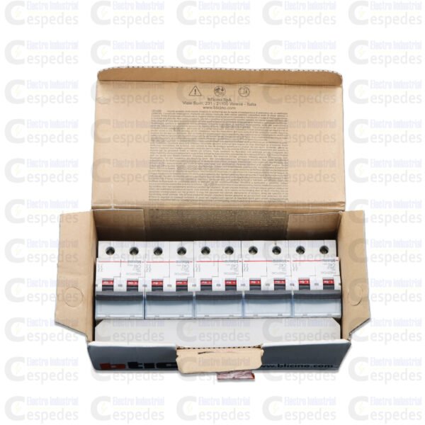 INTERRUPTOR TERMOMAGNETICO 2X40A RIEL-BTICINO