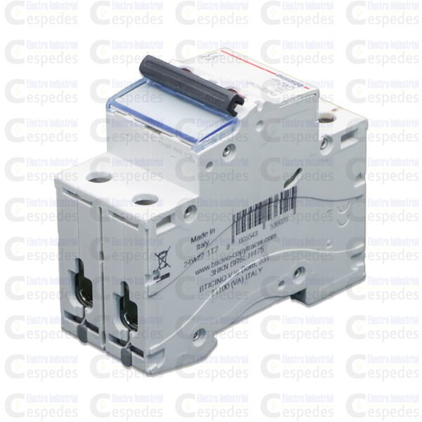 INTERRUPTOR TERMOMAGNETICO 2X40A RIEL-BTICINO