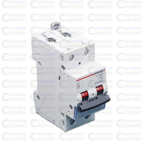INTERRUPTOR TERMOMAGNETICO 2X40A RIEL-BTICINO