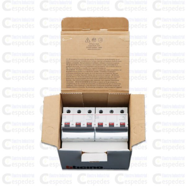 INTERRUPTOR TERMOMAGNETICO 3X16A RIEL-BTICINO