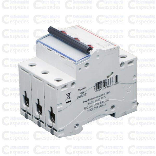 ITM BITCINO 3X32-II INTERRUPTOR TERMOMAGNÉTICO 3X32A RIEL-BTICINO