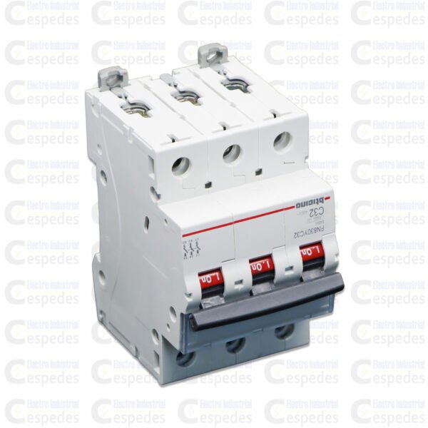 ITM BITCINO 3X32-IV INTERRUPTOR TERMOMAGNÉTICO 3X32A RIEL-BTICINO