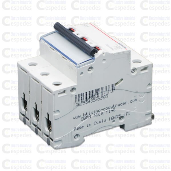 INTERRUPTOR TERMOMAGNÉTICO 3X50A RIEL-BTICINO