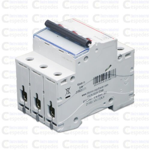 INTERRUPTOR TERMOMAGNÉTICO 3X40A RIEL-BTICINO