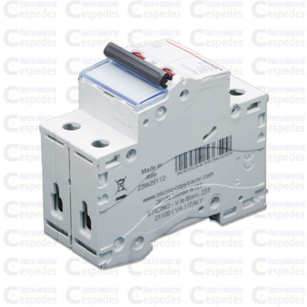 INTERRUPTOR TERMOMAGNÉTICO 2X20A RIEL-BTICINO