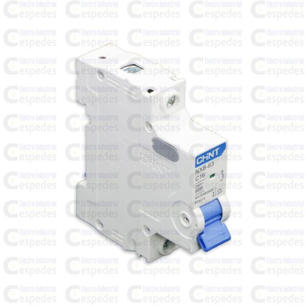 INTERRUPTOR TERMOMAGNÉTICO 1X16A RIEL (UNIPOLAR)-CHINT