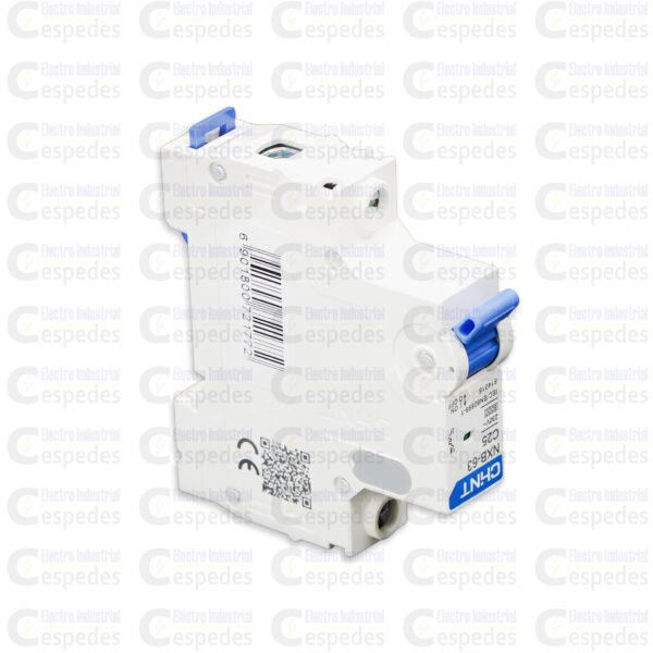 INTERRUPTOR TERMOMAGNÉTICO 1X25A RIEL (UNIPOLAR)-CHINT