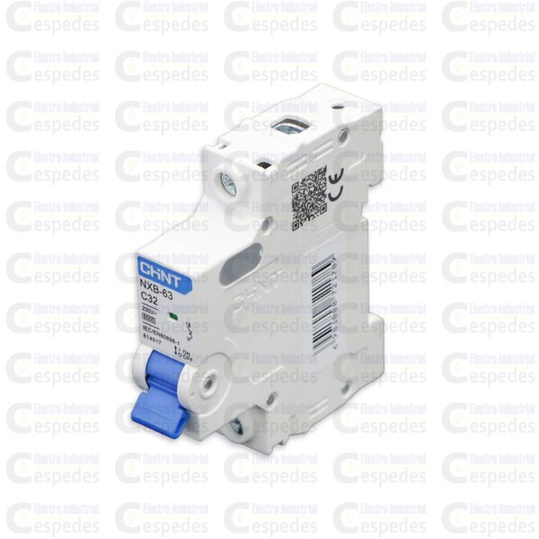 INTERRUPTOR TERMOMAGNÉTICO 1X32A RIEL (UNIPOLAR)-CHINT