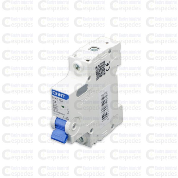 INTERRUPTOR TERMOMAGNÉTICO 1X4A RIEL (UNIPOLAR)-CHINT