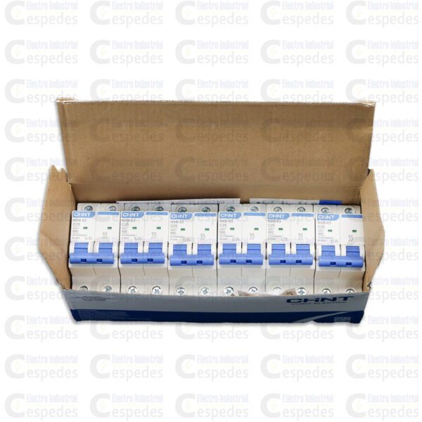 INTERRUPTOR TERMOMAGNÉTICO 2X25A RIEL-CHINT