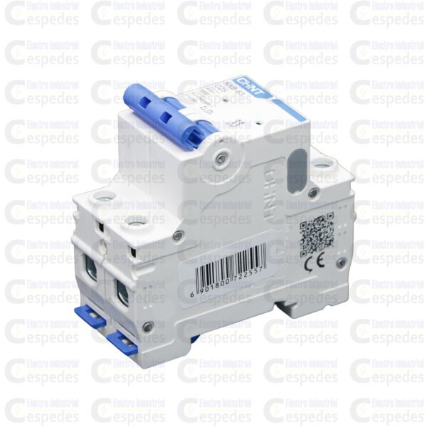 INTERRUPTOR TERMOMAGNÉTICO 2X25A RIEL-CHINT