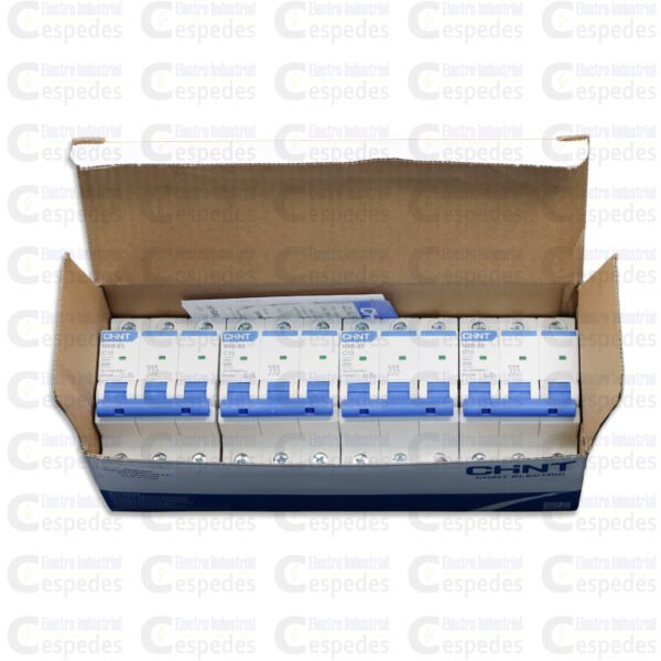 INTERRUPTOR TERMOMAGNÉTICO 3X10A RIEL-CHINT