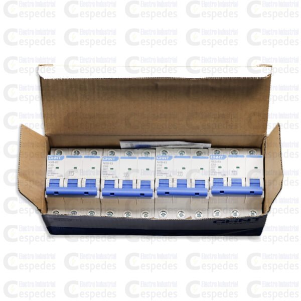 INTERRUPTOR TERMOMAGNÉTICO 3X50A RIEL-CHINT