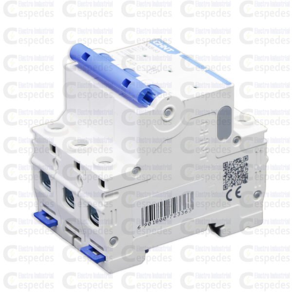 INTERRUPTOR TERMOMAGNÉTICO 3X50A RIEL-CHINT