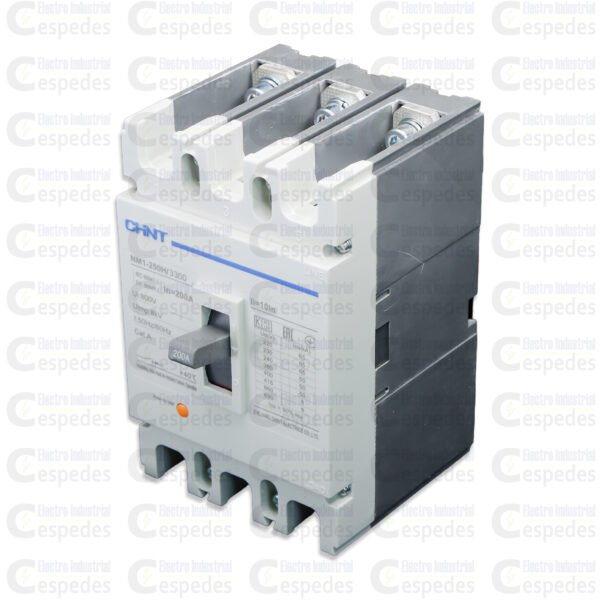 INTERRUPTOR TERMOMAGNÉTICO 3X200A MOLDEADA-CHINT