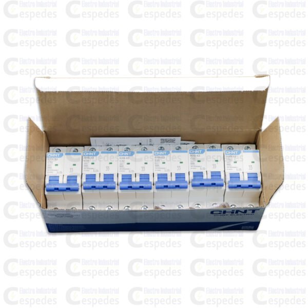 INTERRUPTOR TERMOMAGNÉTICO 2X32A RIEL IK60N-CHINT