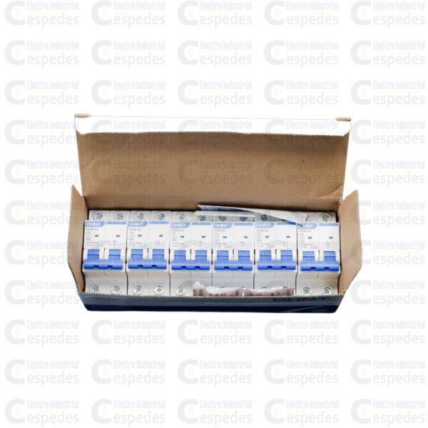 INTERRUPTOR TERMOMAGNÉTICO 2X6A RIEL-CHINT