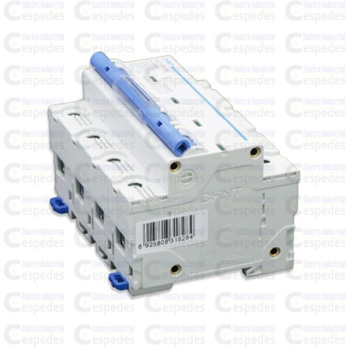 INTERRUPTOR TERMOMAGNÉTICO 4X100A RIEL-CHINT