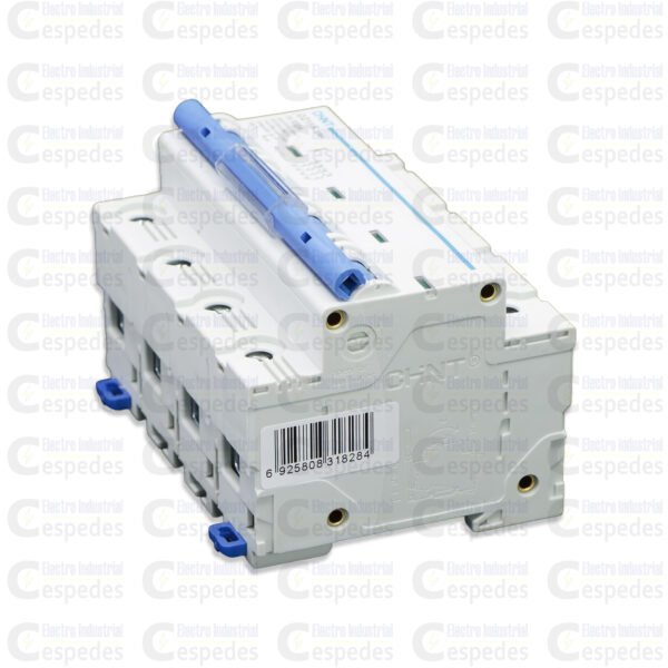 INTERRUPTOR TERMOMAGNÉTICO 4X100A RIEL-CHINT