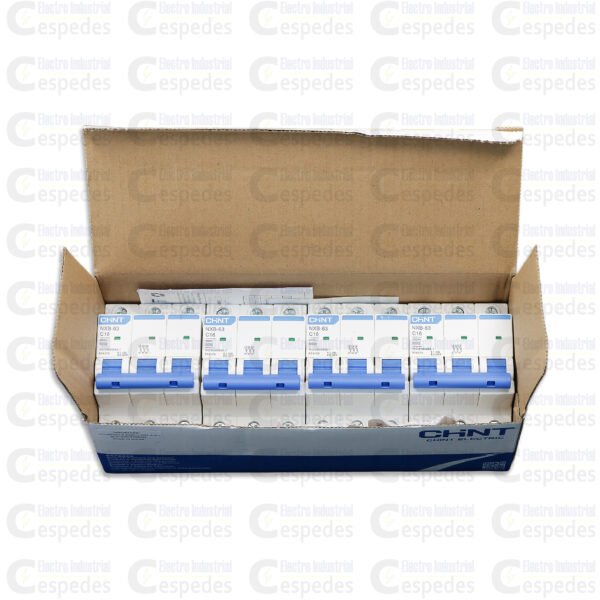 INTERRUPTOR TERMOMAGNÉTICO 3X16A RIEL-CHINT