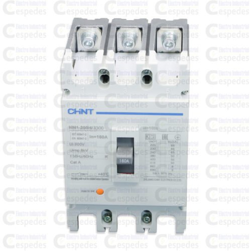 INTERRUPTOR TERMOMAGNÉTICO 3X160A-CHINT