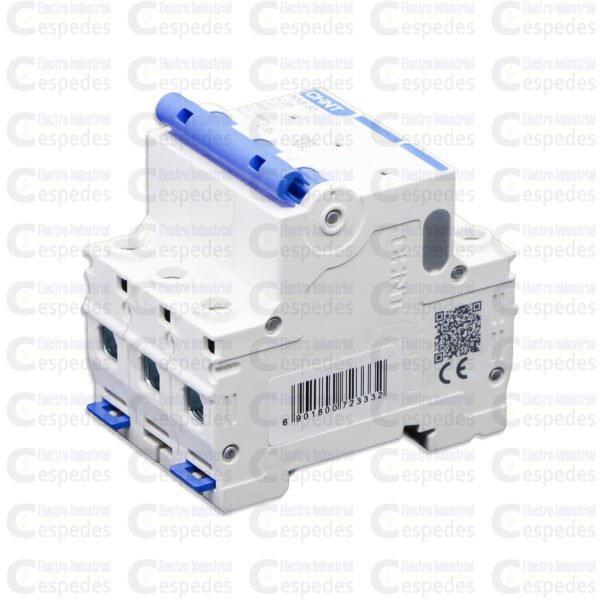 INTERRUPTOR TERMOMAGNÉTICO 3X25A RIEL-CHINT