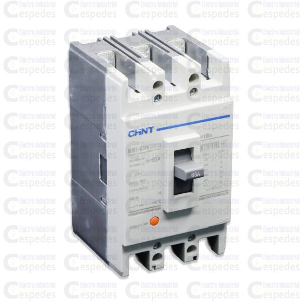 INTERRUPTOR TERMOMAGNÉTICO 3X63A MOLDEADA-CHINT
