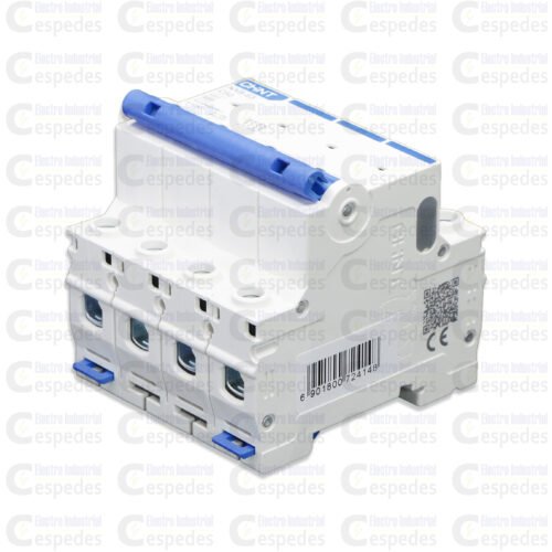 INTERRUPTOR TERMOMAGNÉTICO 4X50A RIEL-CHINT