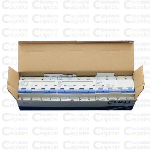 INTERRUPTOR TERMOMAGNÉTICO 4X80A RIEL-CHINT