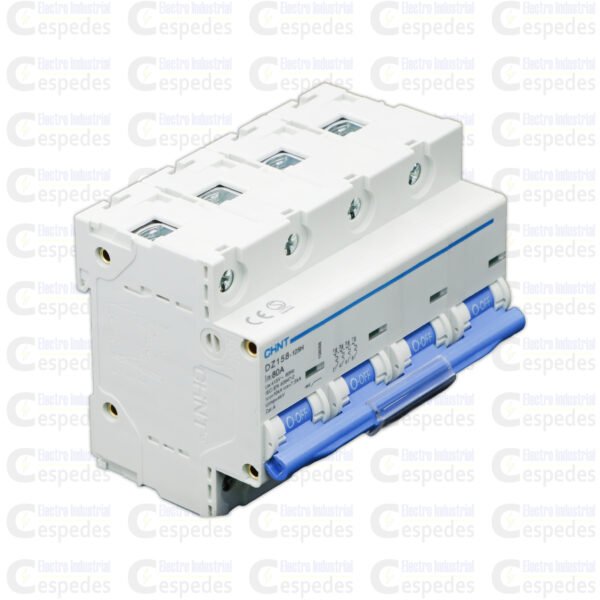 INTERRUPTOR TERMOMAGNÉTICO 4X80A RIEL-CHINT