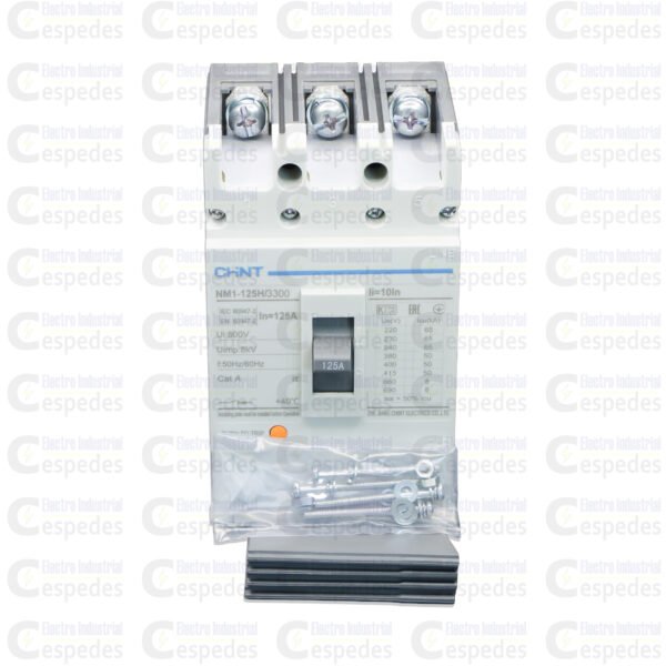 INTERRUPTOR TERMOMAGNÉTICO 3X125A MOLDEADA-CHINT