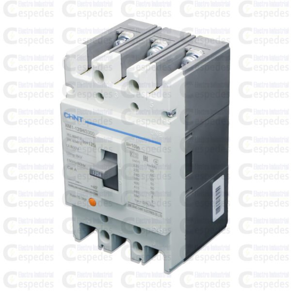 INTERRUPTOR TERMOMAGNÉTICO 3X125A MOLDEADA-CHINT
