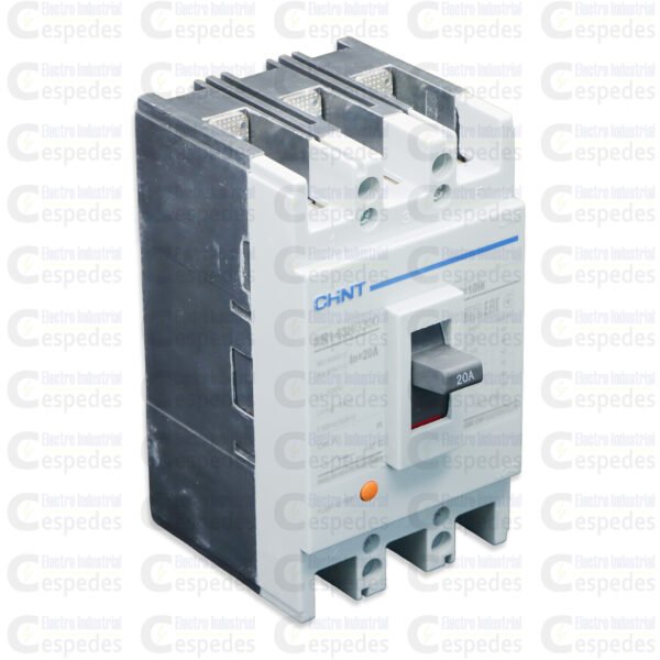 INTERRUPTOR TERMOMAGNÉTICO 3X20A MOLDEADA-CHINT