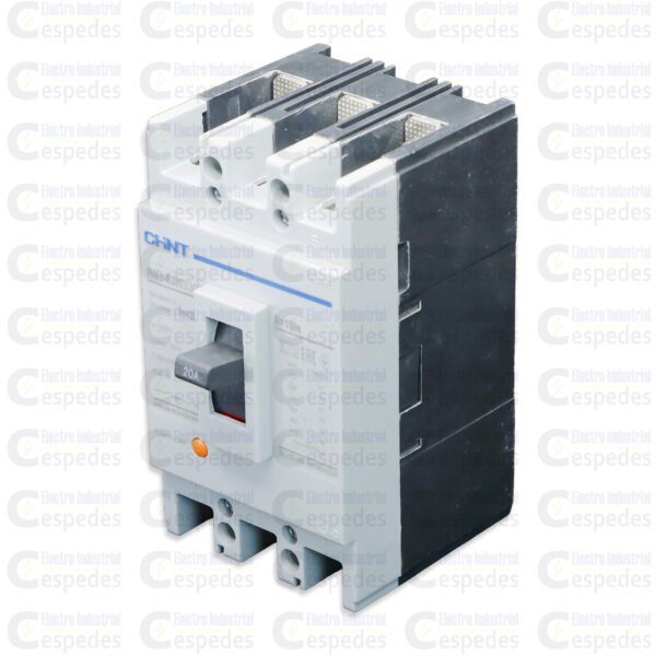 INTERRUPTOR TERMOMAGNÉTICO 3X20A MOLDEADA-CHINT