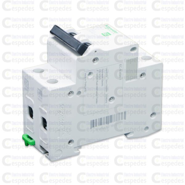 INTERRUPTOR TERMOMAGNÉTICO 2X16A RIEL EASY9-SCHNEIDER