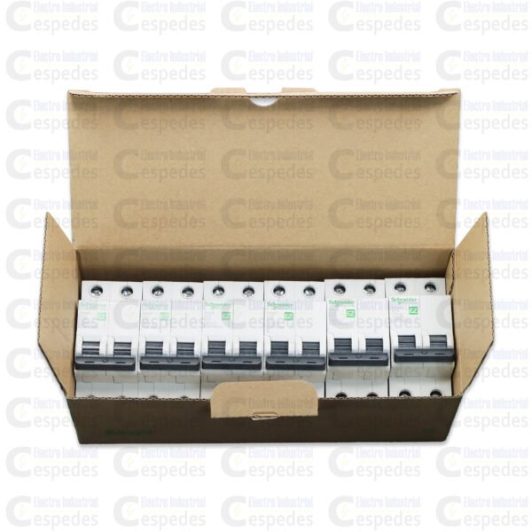 INTERRUPTOR TERMOMAGNÉTICO 2X20A RIEL EASY9-SCHNEIDER